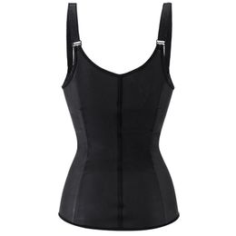 여성 라텍스 허리 슬리밍 Shapewear Corset Cincher 어깨 끈 복부 복부 배 셰이퍼 휘트니스 사우나 땀 벨트 DHL