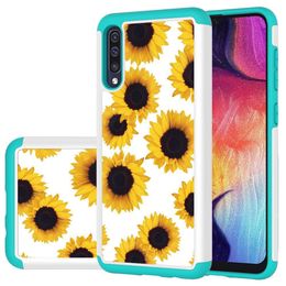 LG K40 cases Stylo 5 6 V60 K3 K51 K31 Armour Hybrid Case Hard Layer Dual Flower Shockproof Butterfly Tree Phone Cover