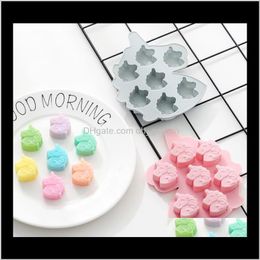 Baking Moulds Bakeware Kitchen, Dining Bar Home & Garden Drop Delivery 2021 Chocolate 7 Holes Cute Horse Shaped Sile Mould For Wholesale 100 P