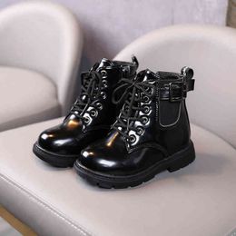 2020 winter new arrivals girls boots shoes fashion flat with kids children's boots size 21-30 boys shorts boots baby shoes G1210