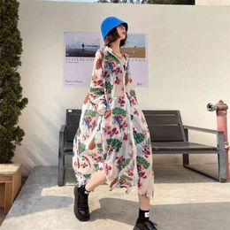 Spring Summer Chic Hit Color Print Woman Coat Hooded Long Sleeve Sun Protection Jackets Fashion All-match Clothing 210519