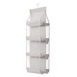 Storage Bags Wardrobe Bag Organiser For Used Handbags Door Wall Clear Sundry Shoe With Hanging