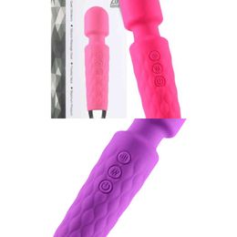 10 Speed Strong Dildo AV Vibrator for Women Vagina Clitoris Stimulator Vibrators Magic Wand Massager Erotica Sex Toys Adults 0216