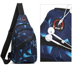 wholesale creative fashion Small Cycle Sling Bag Anti Theft Chest Bags Shoulder Cross Body Mini pack Outdoor Sport Travel large capacity backpack