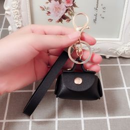 2022New Fashion Ladies PU Leather Mini Wallet Car Key Holder Coin Purse Clutch Bag Housekeeper Keychain Small Handbag Bag Purses