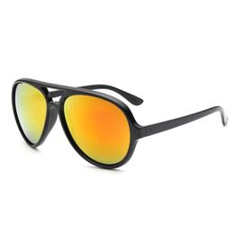 Mode große Rahmen Sonnenbrillen für Männer Frauen klassischer Designer Spiegel Uv400 Linsen Übergroße Sonnenbrillen Unisex Oculos de Sol mit Kastenkoffer