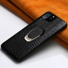 Genuine Leather Phone Case for iPhone 11 Pro Mini 12 X XS max XR 7 6 6s 8 plus 5 SE Magnetic Luxury cover