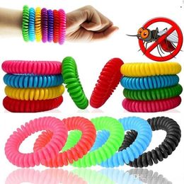 bugs bracelets Australia - Pest Control Anti- Mosquitos Repellent Bracelet Anti Mosquito Bug Repel Wrist Insect Mozzie Keep Bugs Away Mixed Color