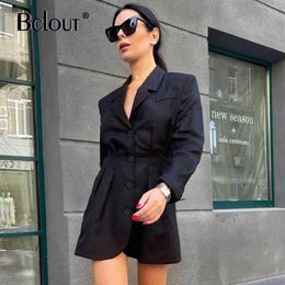 Bclout Office Long Sleeve Shirt Dress Woman Summer Red Black Sexy Short Dresses Casual Autumn Button Cotton Slim Robe 210709