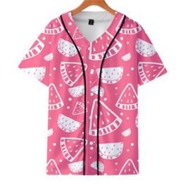 Man Summer Cheap Tshirt Baseball Jersey Anime 3D Printed Breathable T-shirt Hip Hop Clothing Wholesale 050