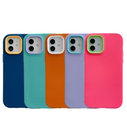 Liquid Silicone 3in1 Shockproof Phone Cases for iPhone 13 12 Pro Max XR XS X 8 7 Plus