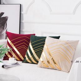 newFactory Direct Delivery Cushion cover Velvet Throw Pillow Covers More Colors For Bedroom Cars 2021 latest EWA4701