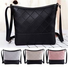 Women Ladies Leather Shoulder Bag Tote Purse Luxury Messenger Crossbody Satchel Checkered Bucket 2021 Backpack Style