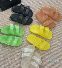 2021 luxury designer women Slippers Mallorca candy Colours transparent high-performance polyurethane fashion sandles summer