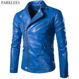 Classic Casual Mens Faux Leather Motorcycle Biker Jacket Autumn Winter PU Leather Jacket Men Mens Jackets and Coats Hombre 210524