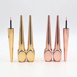 False Eyelash Glue Tube Special Shaped Long Cap Coated with Rose Gold Tubes Eyeliner Material Package