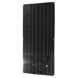 18V 100W Sunpower Semi-flexible Solar Panel Monocrystalline Silicon Laminated 1050*540mm