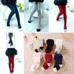 Newest Baby Girls Leggings Dancing Pants Ballet Stocking 6 Colours Girl Clothes Cotton Pantyhose Leg Warmers Underpant Soft 210413