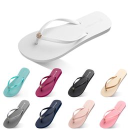 Newest Slippers women shoes Flip Flops triple white black green yellow orange pink red womens summer home outdoor Beach slide sneaker Breathable