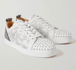 junior designer UK - Luxury designer shoes for men women casual shoe homme sneakers white genuine leather Sp Strass Flat high tops and junior low top trainers with box