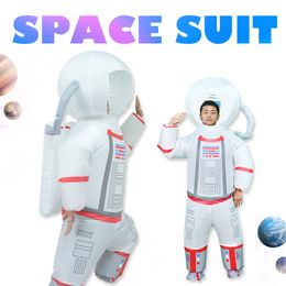 Mascot doll costume Astronaut Costume Adult Inflated Garment Space Suit Party Purim Carnival Helmet For Men Woman Kids Mascot costume