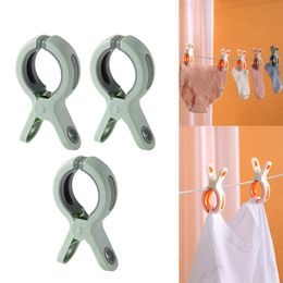 peg racks UK - Hangers & Racks 3 Pcs Clothes Pegs Laundry Bed Elastic Fitted Sheet Holder Beach Towel Clips Organizer Gadgets For Home Plastic Large