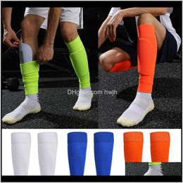 Elbow Knee 1 Pair Hight Elasticity Soccer Football Shin Guard Adults Socks Pads Professional Legging Shinguards Sleeves Protective Gea N5Vyk