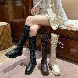 Boots Winter Lady Boots-Women Female Shoes Round Toe Sexy Thigh High Heels Zipper 2021 Rubber Over-the-Knee Low