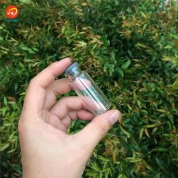 15ml Bottles Glass Vials with Silicone Rubber Stopper Small Jars for Liquid Leakproof Storage 100pcs Free Shippinghigh qty