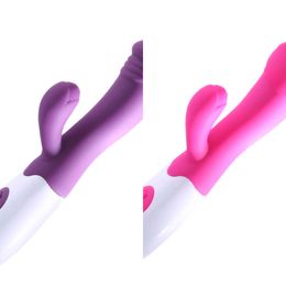 NXY Vibrators NEW G Spot Dildo Rabbit For Women Dual Vibration Silicone Masturbation Female Vagina Clit Stimulation Massage Sex Toys 1118
