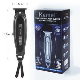 Kemei km-1945 R Type Men's Trimmer Hair Clipper Hair Brush Electric Hair Cutting Machine Barber Styling Tool 45D