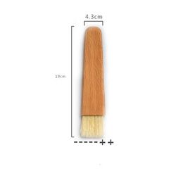 NEWWooden Kitchen Oil Brushes Basting Brush Wood Handle BBQ Grill Pastry Brush Baking Cooking Tool Butter Honey Sauce Brush Bakeware RRF1173