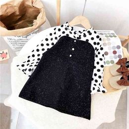 Gooporson Fall Toddler Girls Costume Dots Sequins Long Sleeve Princess Dress Little Girl Vestidos Cute Korean Csotume Clothes 210715