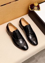 Классические мужские модельные туфли с острым носком, туфли-оксфорды для свадебной вечеринки, брендовые формальные модные туфли на плоской подошве, мужские повседневные лоферы из натуральной кожи, размер 38-45