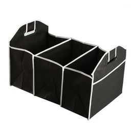 Storage Bags Trunk Organiser Collapsible Folding Caddy Car Truck Auto Bin Bag 3 Fold Portable JS23