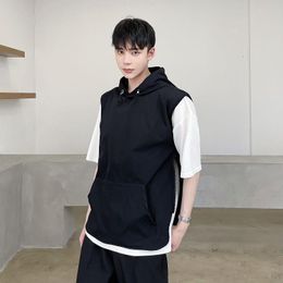 Buy Korean Sleeveless Hoodie Online 
