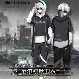 La cabra Billy Nylon Señora Anime Nier: Automata Yorha No.2 Tipo B Cosplay Disfraces con capucha Copero con capucha Sudadera con capucha Camiseta de manga larga Camiseta Casual Pantalones Pareja Moda Traje G0913 La cabra Billy Nylon Señora Anime Nier: Automata Yorha No.2 Tipo B Cosplay Disfraces con capucha Copero con capucha Sudadera con capucha Camiseta de manga larga Camiseta Casual Pantalones Pareja Moda Traje G0913