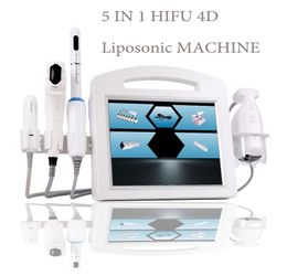 4D HIFU High Intensity Focused Ultrasound Face Lift Liposonic Wrinkle Removal Vaginal Tightening Body Slimming Machine