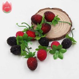 3cm Foam Strawberry Handmade Artificial Flowers Berry For Wedding Home Room Decoration DIY Box Scrapbooking Wreath Flowers Y0630