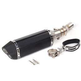 Motorcycle Exhaust System Mid Link Pipe slip on with Exhaust Muffler Escape with DB Killer For Kawasaki Ninja 350