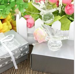 2021 new Crystal Collection Precious Butterfly Souvenir Wedding Party Favors For Guest+100pcs/lot