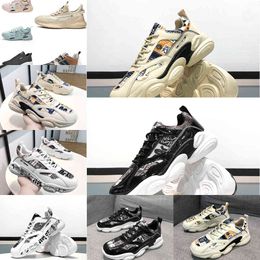 GQQR mens men running platform shoes for trainers white triple black cool grey outdoor sports sneakers size 39-44 40