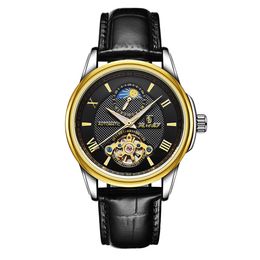 Automatic Men's Hollow Tourbillon Mechanical Watch Cross-border Foreign Trade Luminous Style