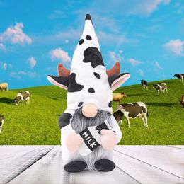 Harvest Festival Party Supplies Alphabet Cow Faceless Doll Decoration Shopping Mall Bar Home Window Thanksgiving Ornaments