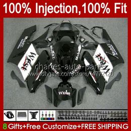 Injection Mould 100% Fit For HONDA Fairings CBR1000 CBR 1000 RR CC 04-05 Body 52No.22 CBR 1000RR 1000CC 2004 2005 CBR-1000 CBR1000RR 04 05 OEM Full Fairing black west