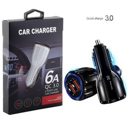 5v usb charger Canada - QC3.0 Dual Usb Charger 5V 3.1A 2.4A Power Adapter Car Chargers For iphone 7 8 11 Samsung Note 10 S8 S10 htc android phone gps