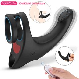 NXY Cockrings Penis Ring Cock Vibrating Adult Sex Toy for Couple Delay Premature Ejaculation Lock Fine Cockring Men Testicle Massage 1123