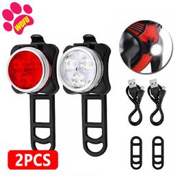 Pet Safety Dog Led Light 4 Modes USB Rechargeable Dogs Outdoor Night For Collar Harness Leash Collars & Leashes