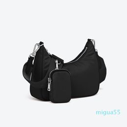 Women Luxurys Designers Bags Crossbody Bag P Tote Shoulder 3pcs Sets