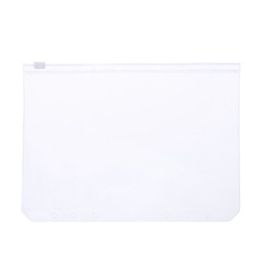 Simple A5/A6/A7 Transparent PVC Bag Waterproof Plastic Storge Zipper File Folder Notepads Pocket Document 6 Holes School